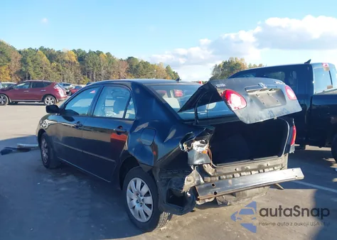 2004 Toyota Corolla Le z USA, uszkodzony, nr VIN 2T1BR32E24C272425